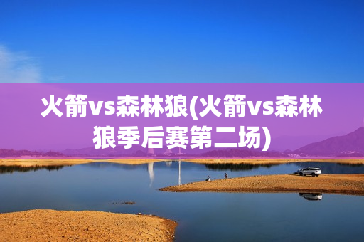 火箭vs森林狼(火箭vs森林狼季后赛第二场)